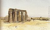 Edward Lear The Ramesseum, Thebes painting